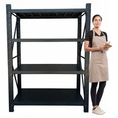 PROCHEF - Estante Mini Rack 150x50x200 cm 800 kg Negro