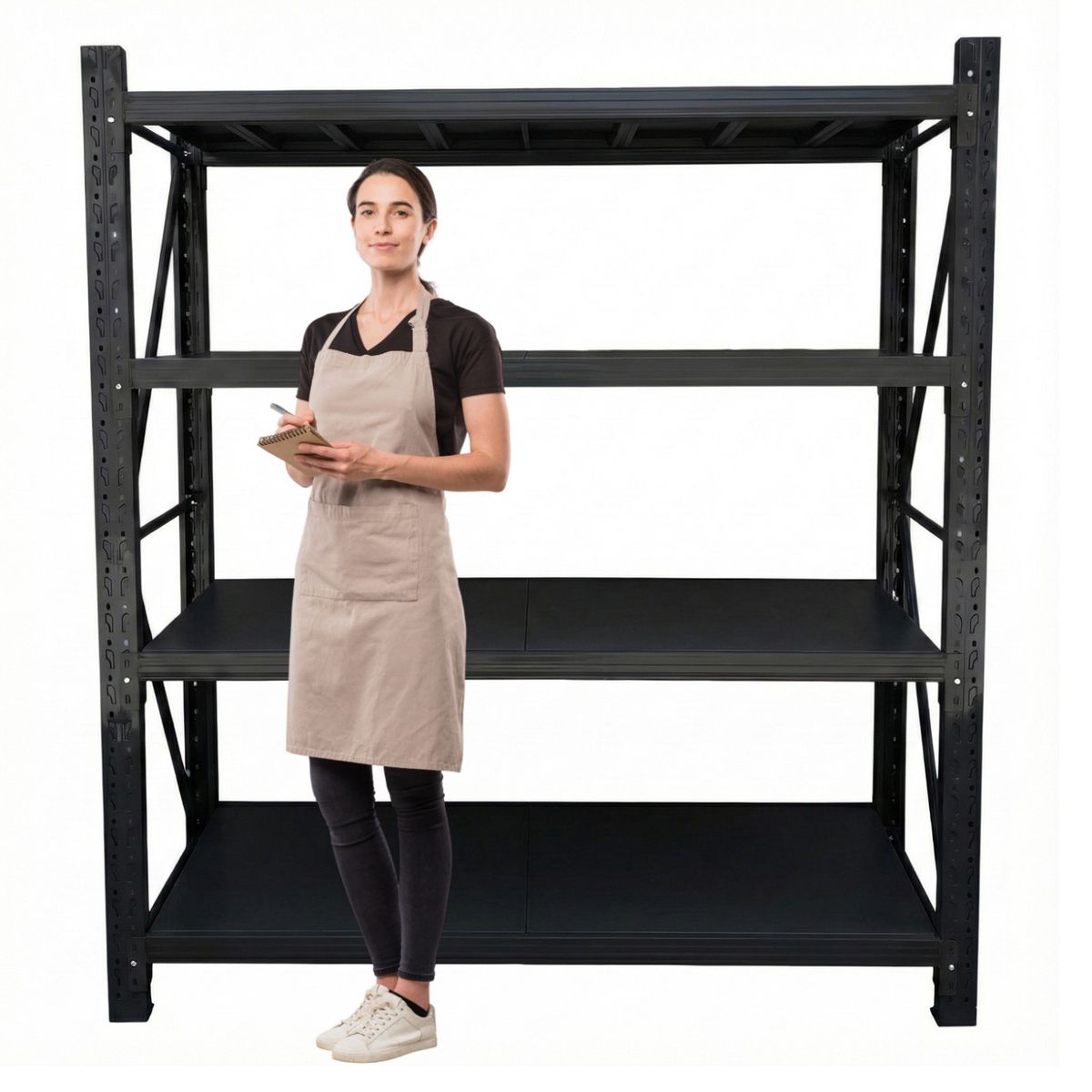 PROCHEF - Estante Mini Rack 200x60x200 cm 800 kg Negro