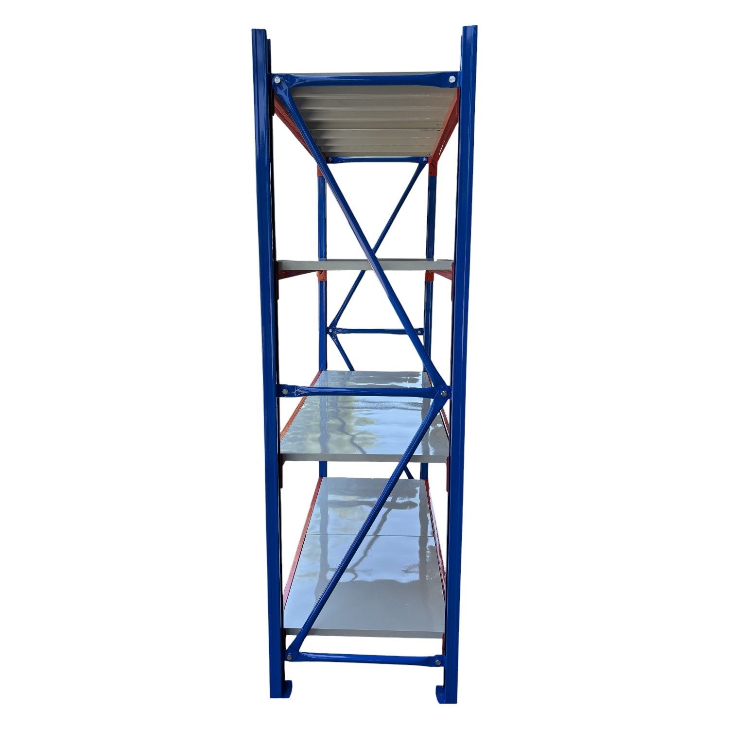 PROCHEF Estante Mini Rack 120x50x200 cm 800 kg Azul Naranjo Gris
