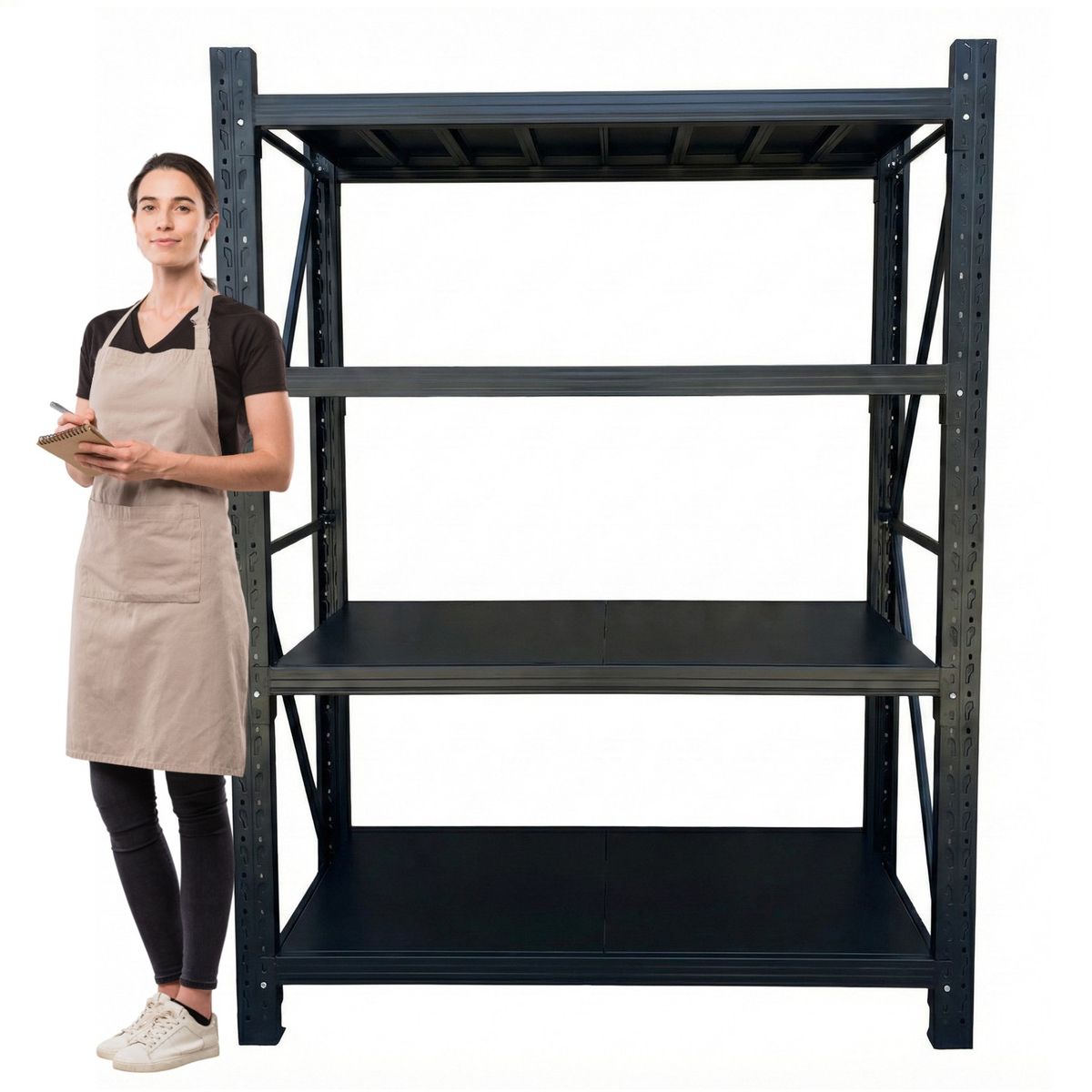 PROCHEF - Estante Mini Rack 150x60x200 cm 800 kg Negro