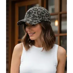 ANONIMASTORE - Gorra Jockey Mujer Cheetah Estrella