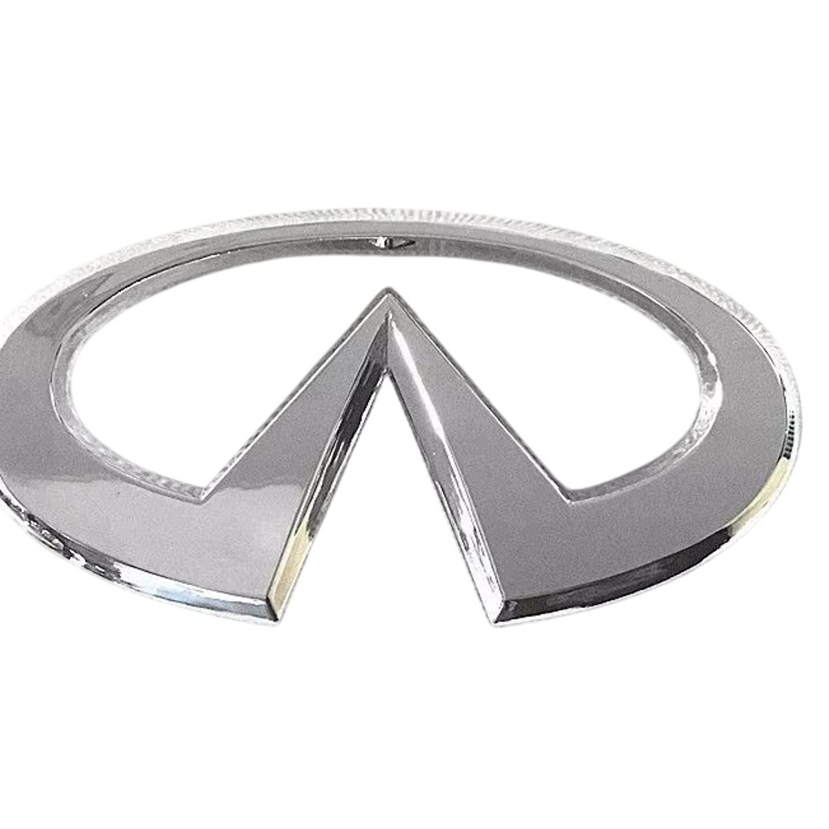 GENERICO - Insignia Emblema Compatible con Infiniti 63x124mm Con Pines