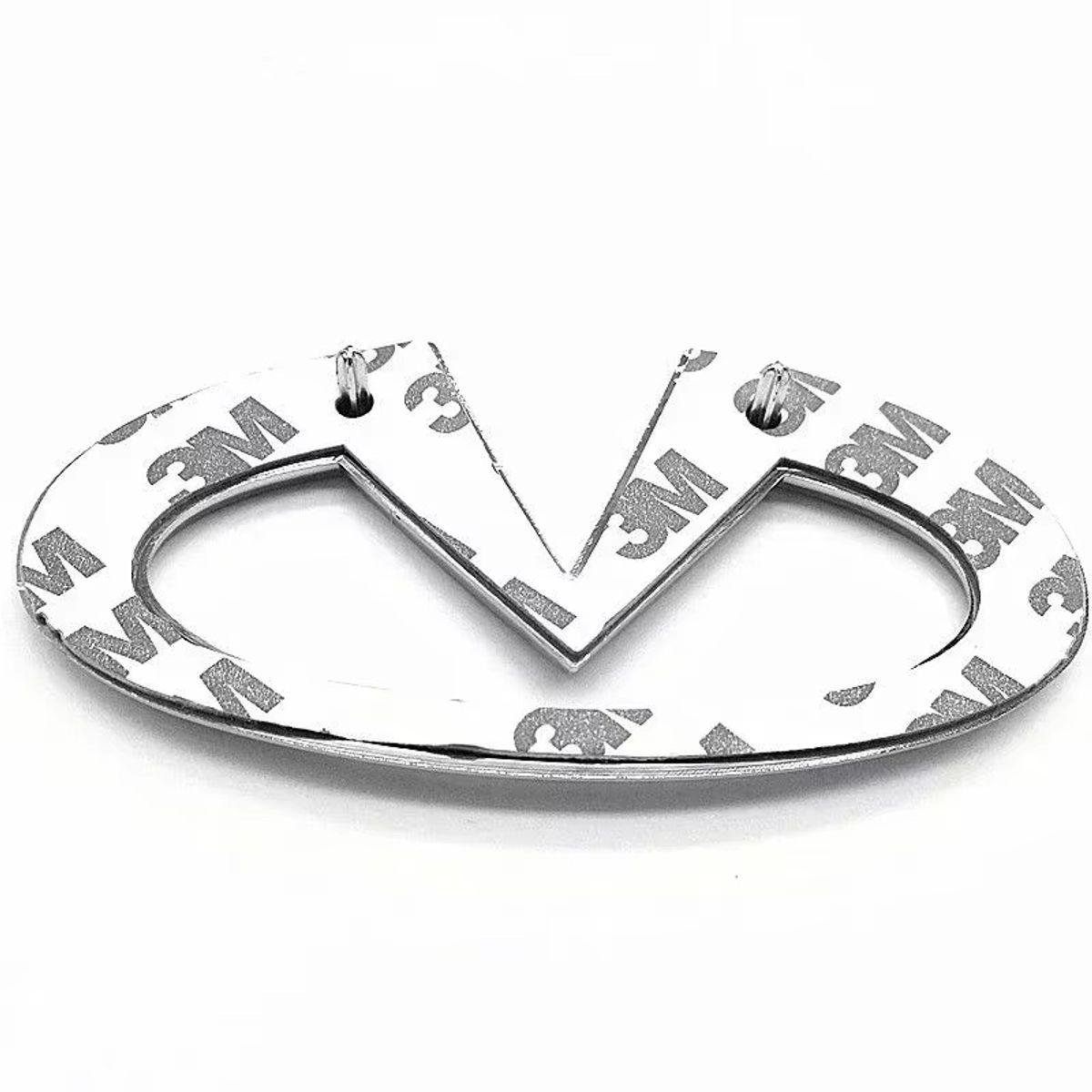 GENERICO - Insignia Emblema Compatible con Infiniti 63x124mm Con Pines