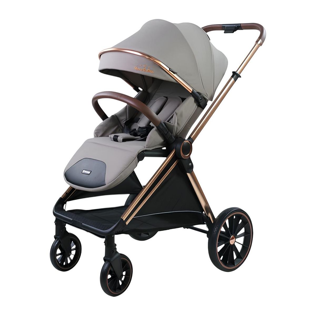 LUBABYCAS - Coche bebé de paseo 0-4 Años Aluminio Gris Beyond By Lubabycas