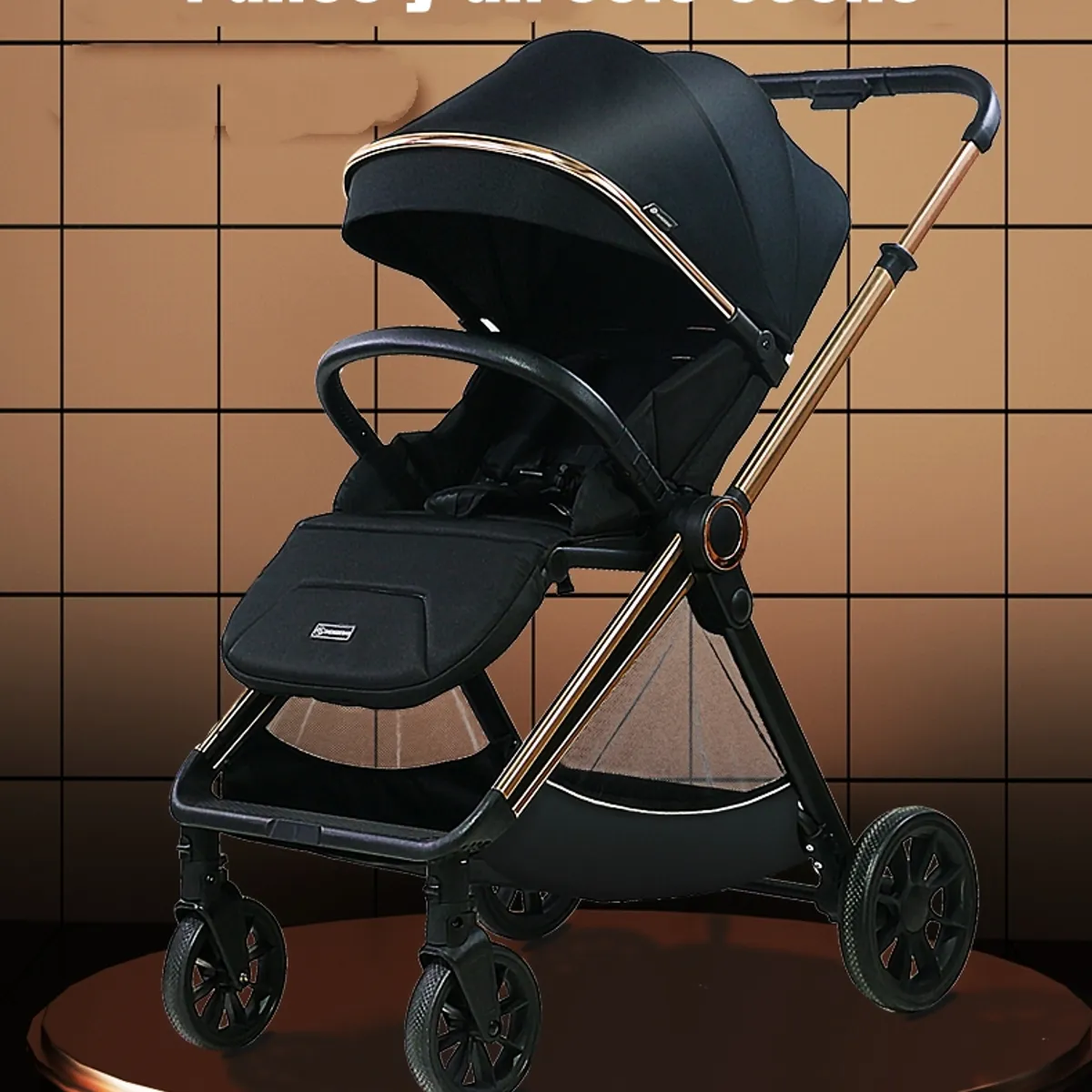 LUBABYCAS - Coche bebé de paseo 0-4 Años Aluminio Negro Beyond By Lubabycas
