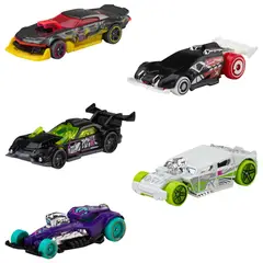 HOT WHEELS - Pack 5 Autos - Formula 1 HW Gassers Cyber Noir