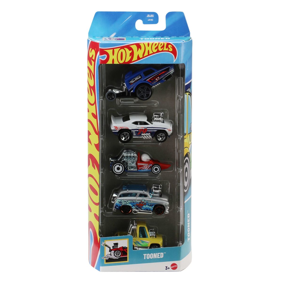 HOT WHEELS - PACK 5 AUTOS BASICOS HOTWHEELS - TOONED