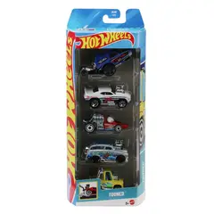 HOT WHEELS - PACK 5 AUTOS BASICOS HOTWHEELS - TOONED