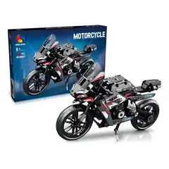 GENERICO - Motocicleta Armable Juguete Armable Kit Bloques Construcción