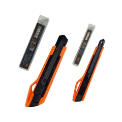 DALI - Set de Cuchillos Cartoneros 4 Piezas 9 mm y 18 mm FD28024035 con Repuestos