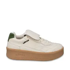 GOTTA - Zapatilla Plataforma Cuero Beige Mujer 67311