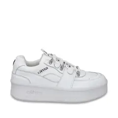 GOTTA - Zapatilla Plataforma Cuero Blanca Mujer 67311