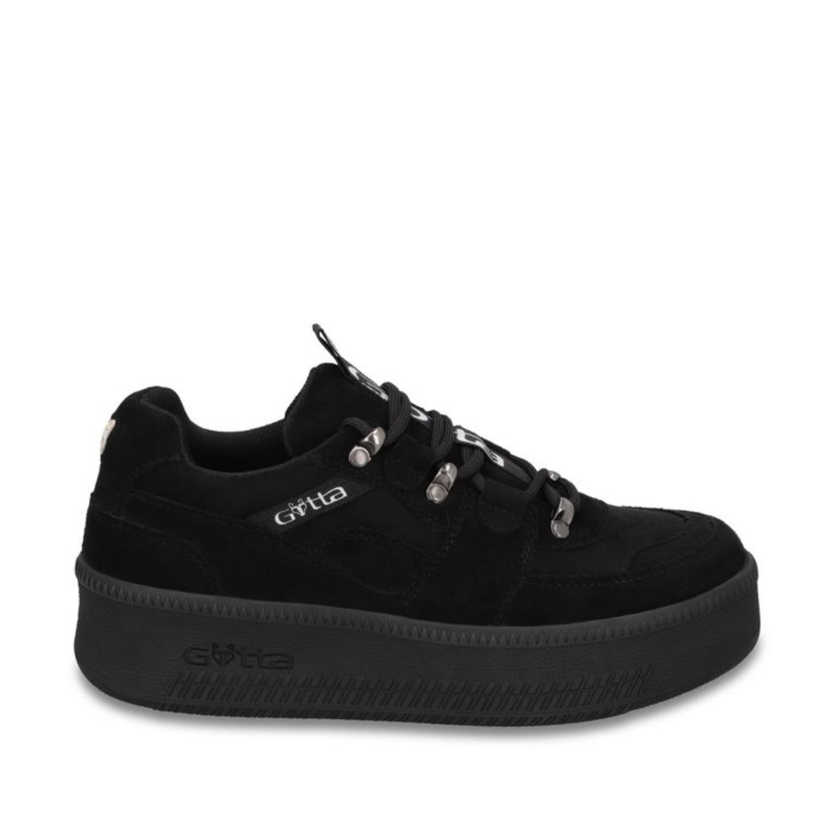 GOTTA - Zapatilla Plataforma Negra Mujer 67312