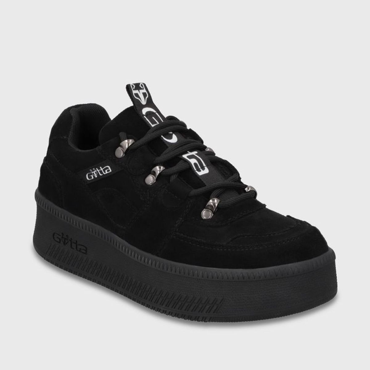 GOTTA - Zapatilla Plataforma Negra Mujer 67312