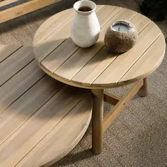 AMOBLE - Mesa De Centro Atilio Natural Ch 60 Amoblé