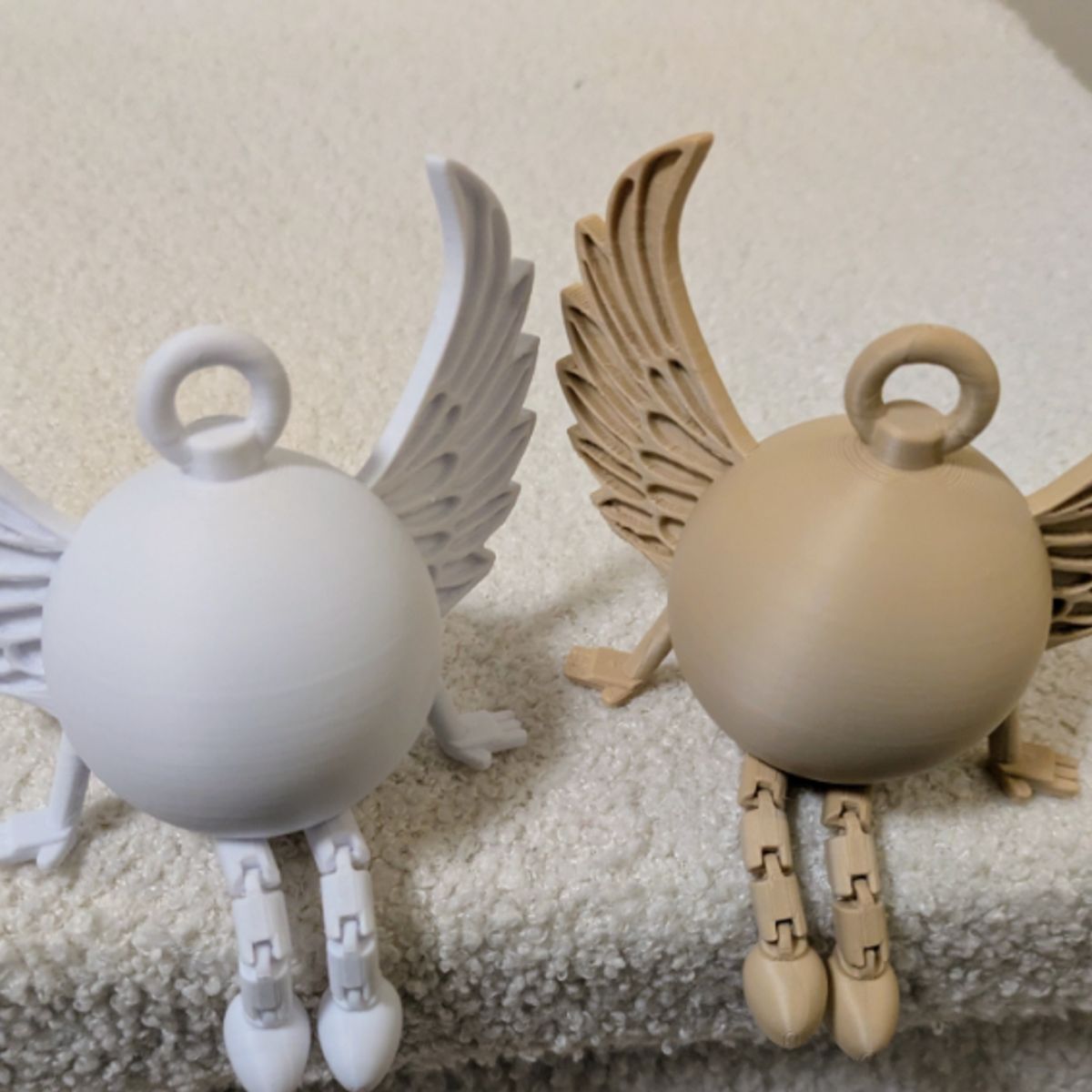 GENERICO - Figura de Ángel Articulado (Sentado) - Pack 2