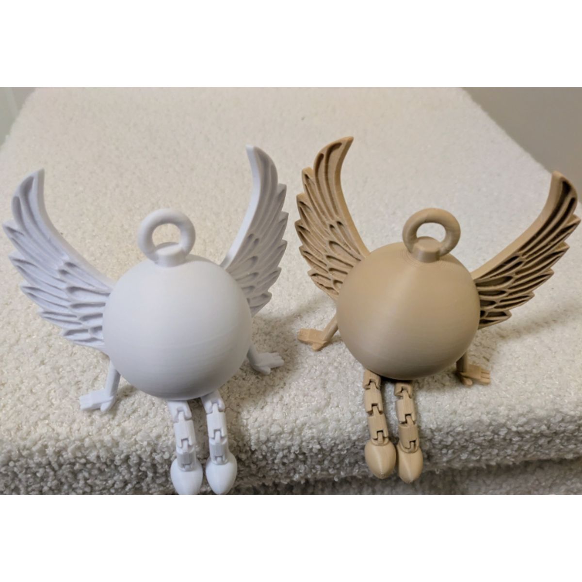 GENERICO - Figura de Ángel Articulado (Sentado) - Pack 2