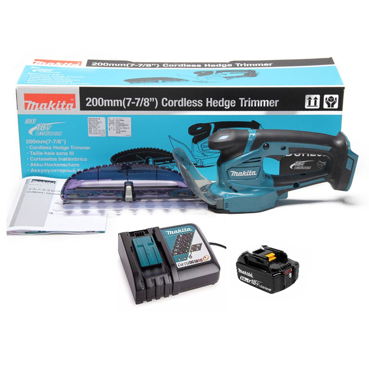 MAKITA - Cortaseto Podador 200mm 18v Makita Duh202rf