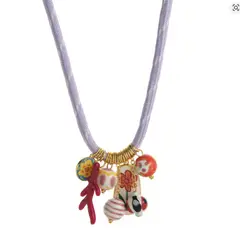 VC ACCESORIOS - Collar cordón - Flower Gold