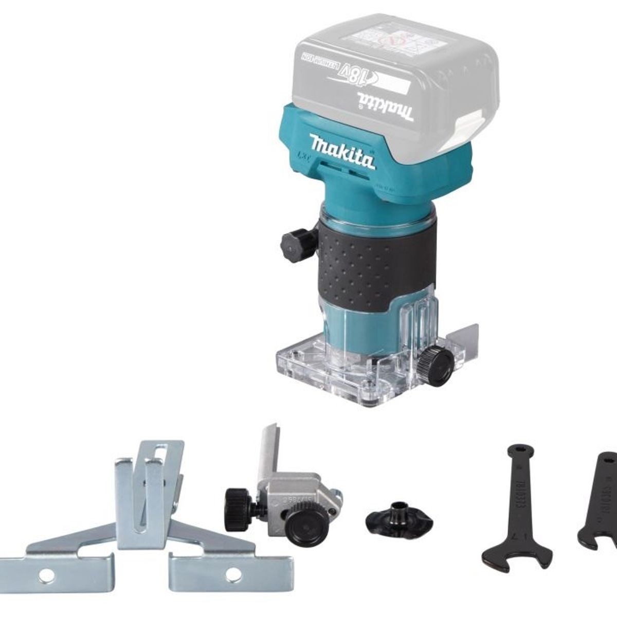 MAKITA - Rebajadora Inalámbrica 18V/ 30.000 RPM/2,5 kg/BL/XPT Makita DRT52 (5 Ah)