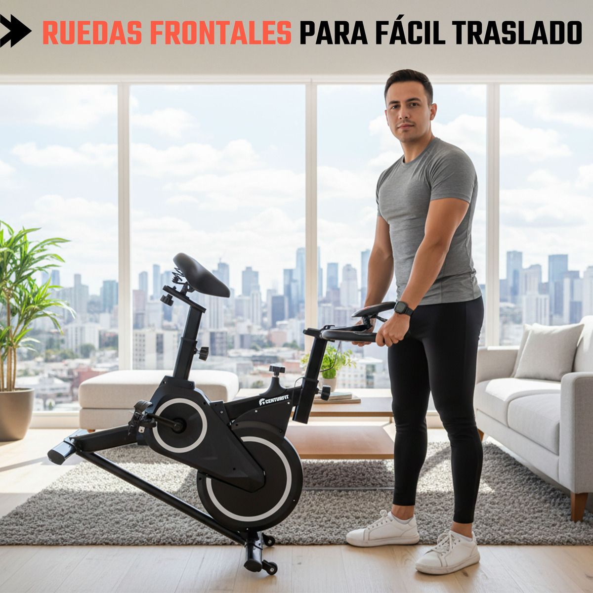 CENTURFIT - Bicicleta Spinning Centurfit 20 kg