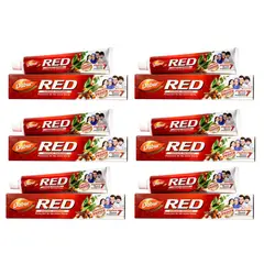 DABUR AMLA - Pack 6 Uds Pasta Dental Dabur Red 100 gr