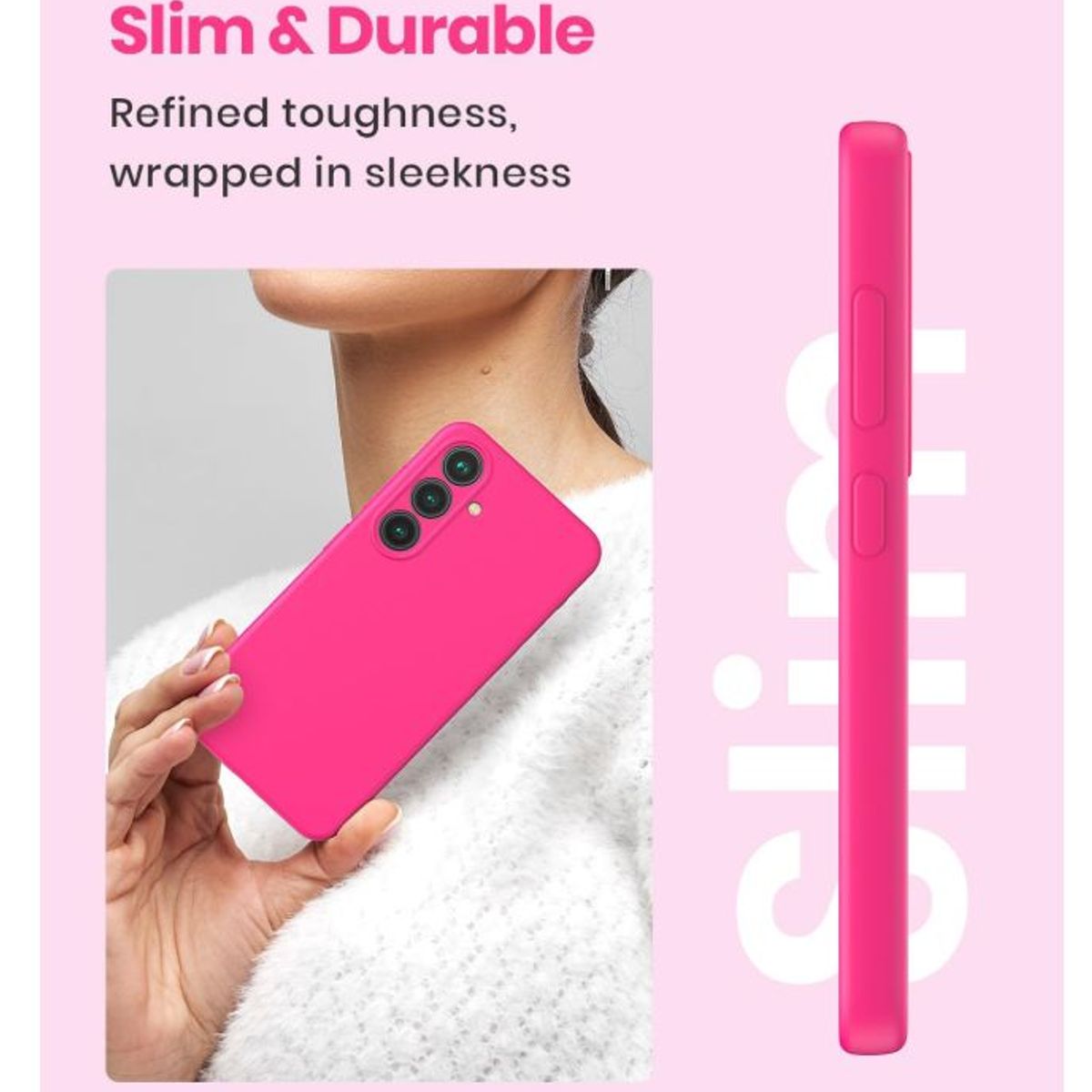 GENERICO - Carcasa Funda Para Samsung S26 Silicona Fucsia