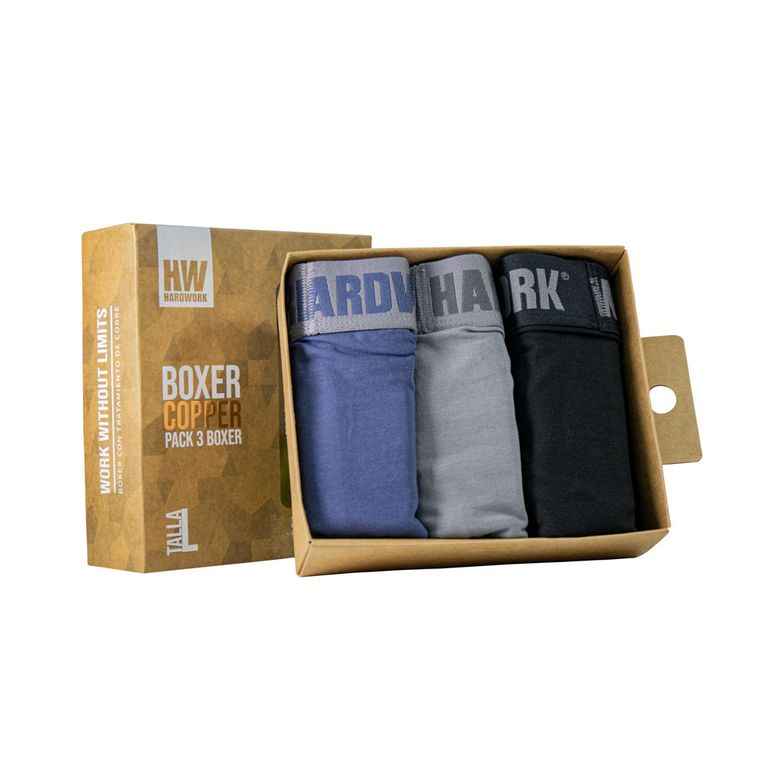 Tripack Boxer HW E-Copper Multicolor 2XL