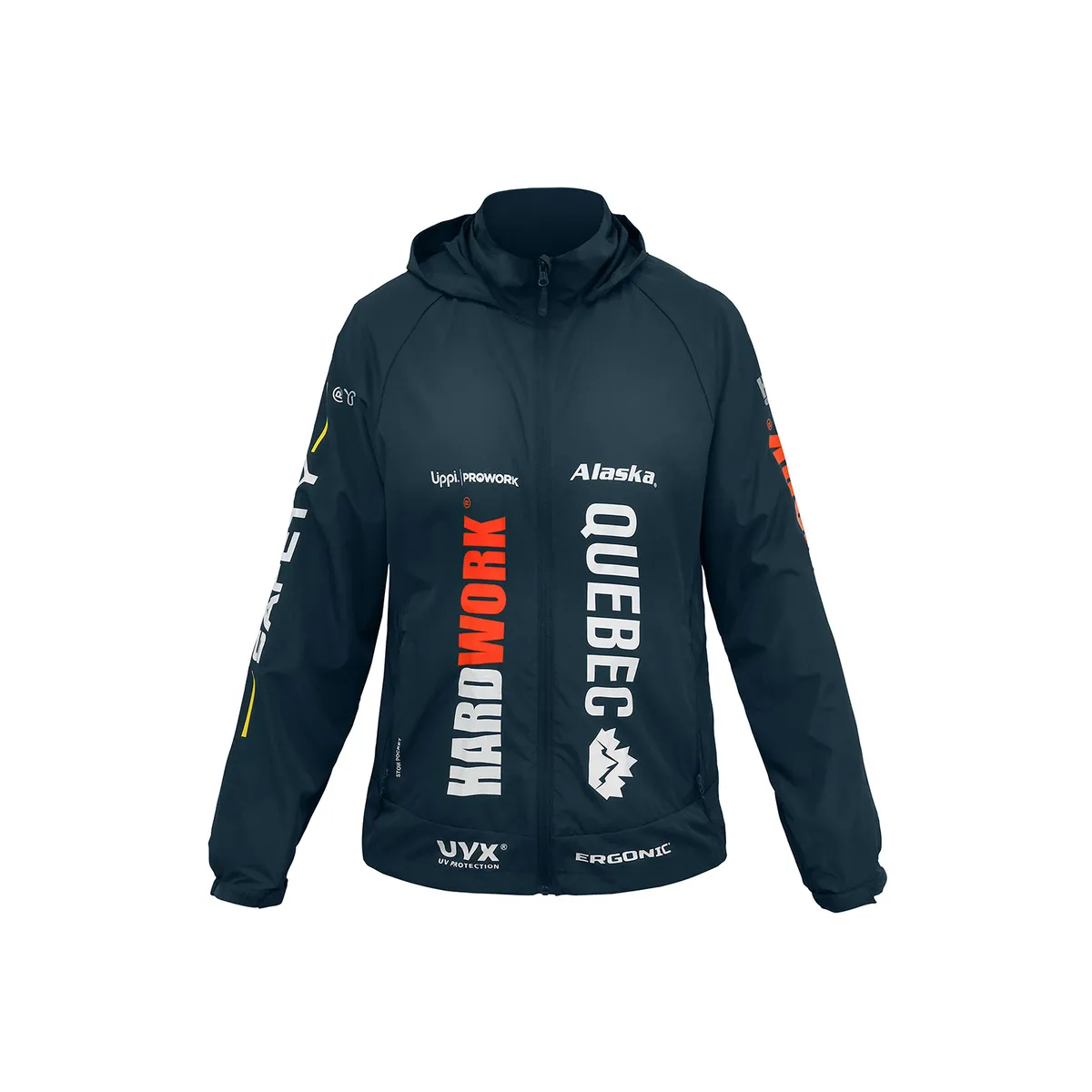 HARDWORK - Cortaviento HW Vent Mujer Azul Oscuro Print