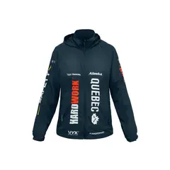 HARDWORK - Cortaviento HW Vent Mujer Azul Oscuro Print