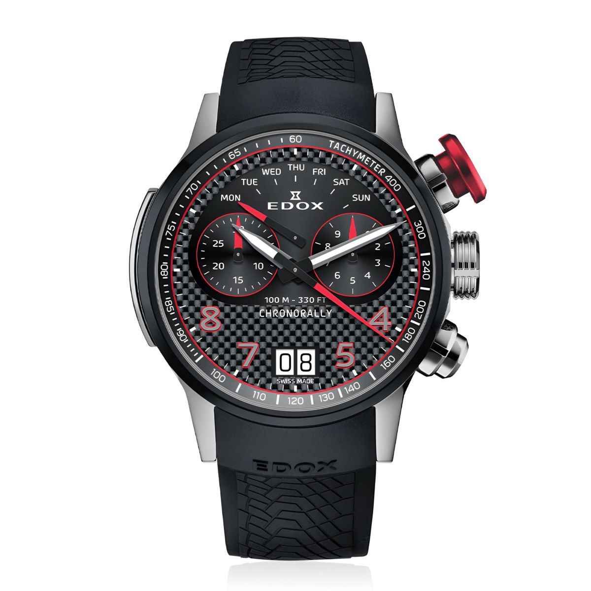 EDOX - Reloj Edox Chronorally Negro Hombre