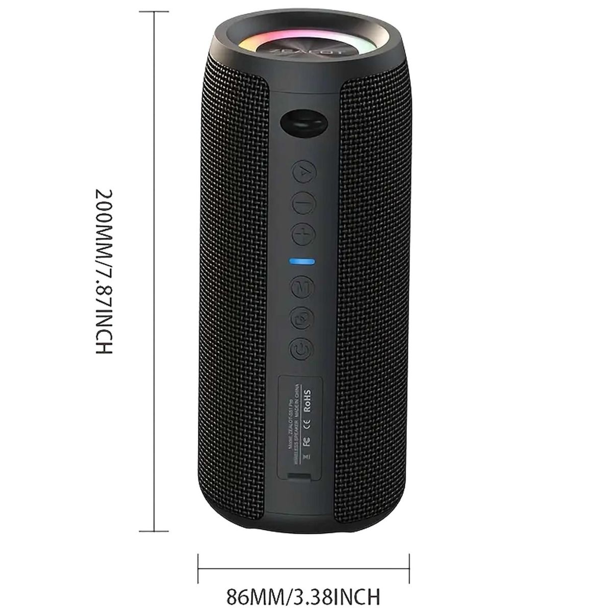 DECORACION CREATIVA - Zealot S51 Pro Parlante Profesional refuerzo de graves 24 horas 40w