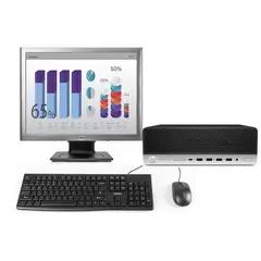 HP - KIT ProDesk 600 G4 SFF i5 8° 256 GB Ssd 16GB RAM+ MONITOR 19" REACONDICIONADO
