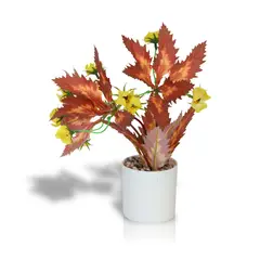 INSPIRACCI - Planta Artificial Begonia Flor 30x8 cm