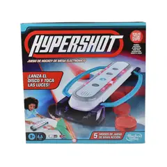 HASBRO - Juego de Mesa Electrónico Hypershot con Luces y Sonido 1-2 Jugadores