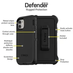 OTTERBOX - Carcasa para Iphone 11 Defender Ultra Resistente