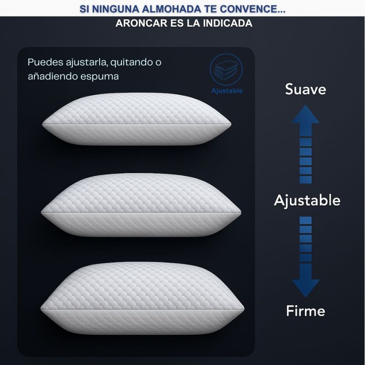 GENERICO - Almohada + Antifaz Premium aRoncar