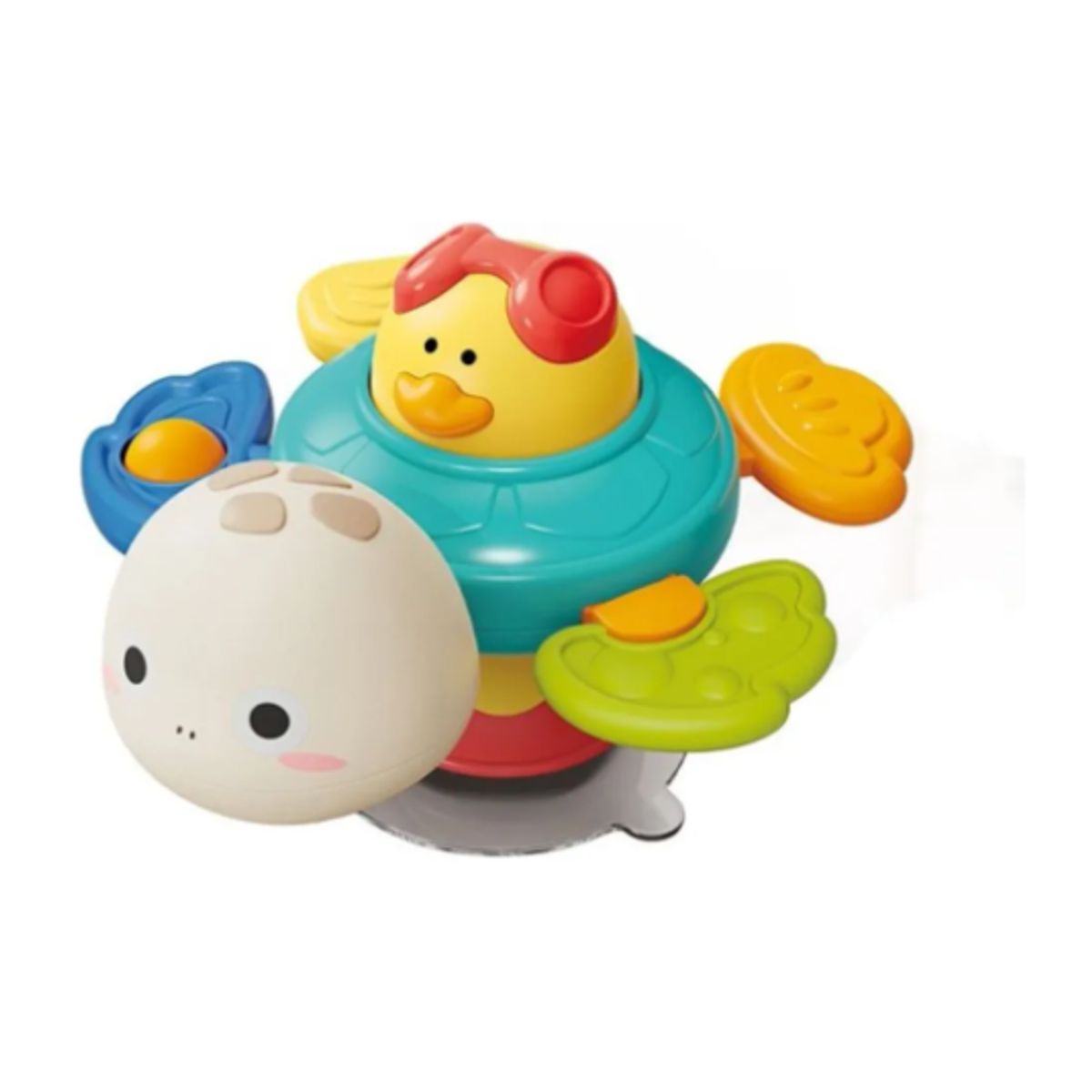 GENERICO - Juguete Interactivo Para Niños Spinner Tortuga Juguete Bebes 360