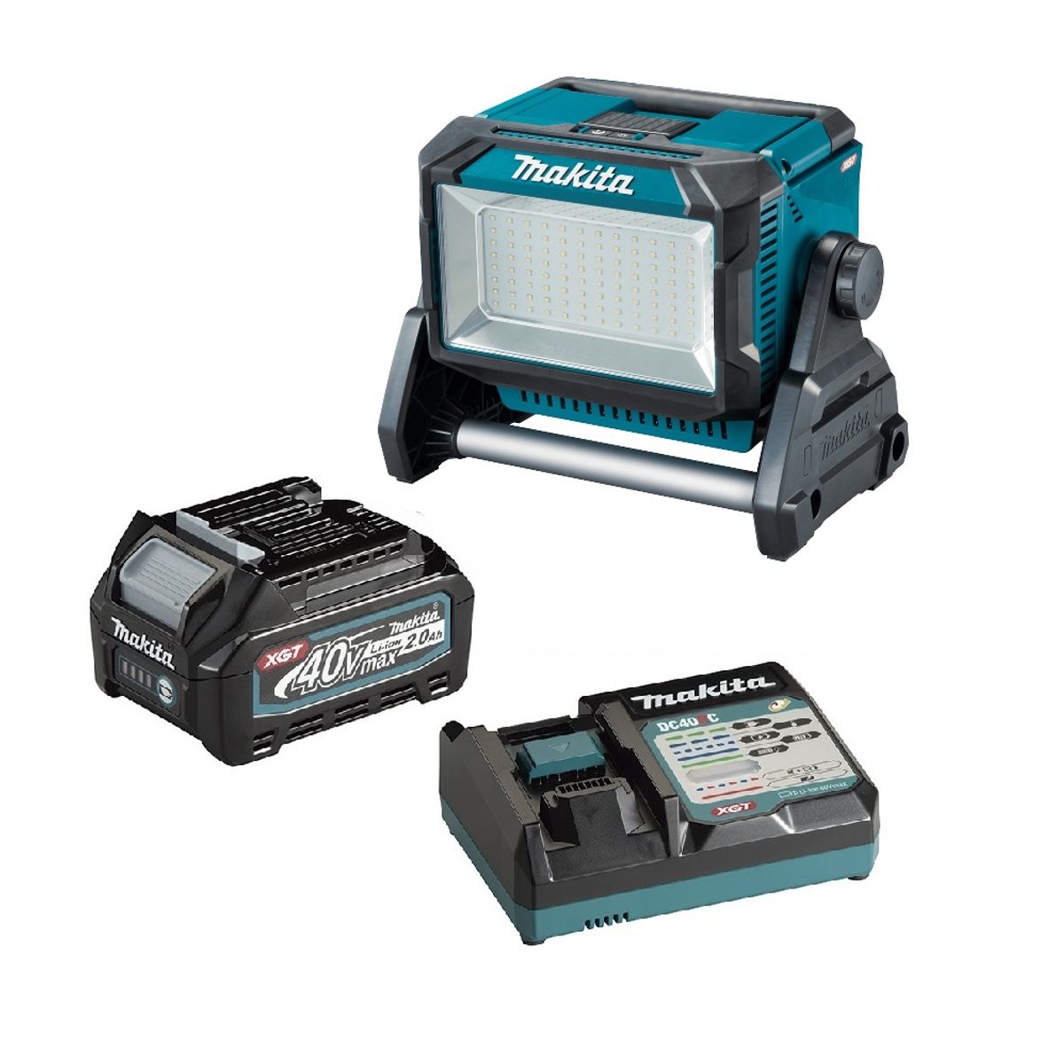 MAKITA - Foco LED 10.000 Lumen Inalámbrica 40v, 18v Makita ML009GX (2Ah)