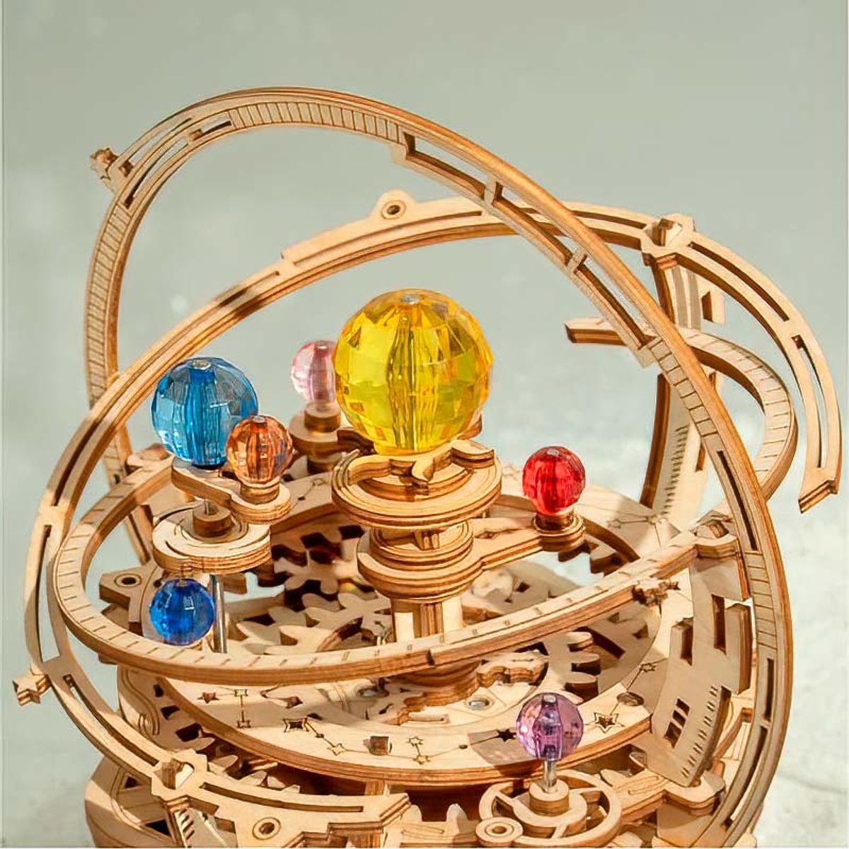 ROBOTIME - Starry Night AMK51 ROKR  Caja Musical Orrery 3D del Sistema Solar