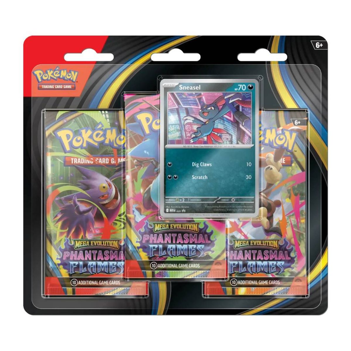 POKEMON - Pokemon Mega Evolution Phantasmal Flames 3-Pack Blister ESP