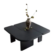 OEM - Set 2 Mesas Laterales Centro Industrial Elegante Minimalista