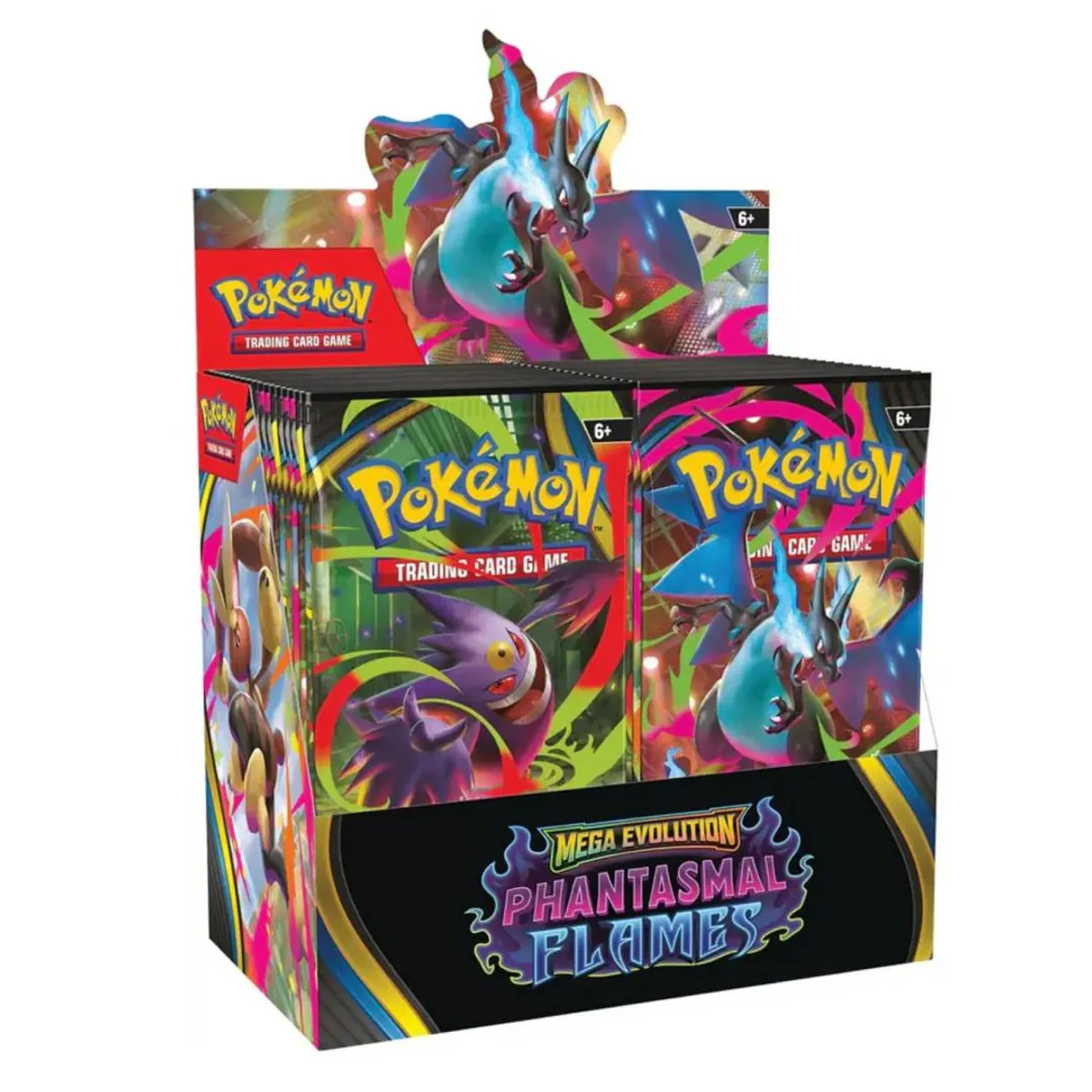 POKEMON - Pokemon TCG Mega Evolution Phantasmal Flames Display Español