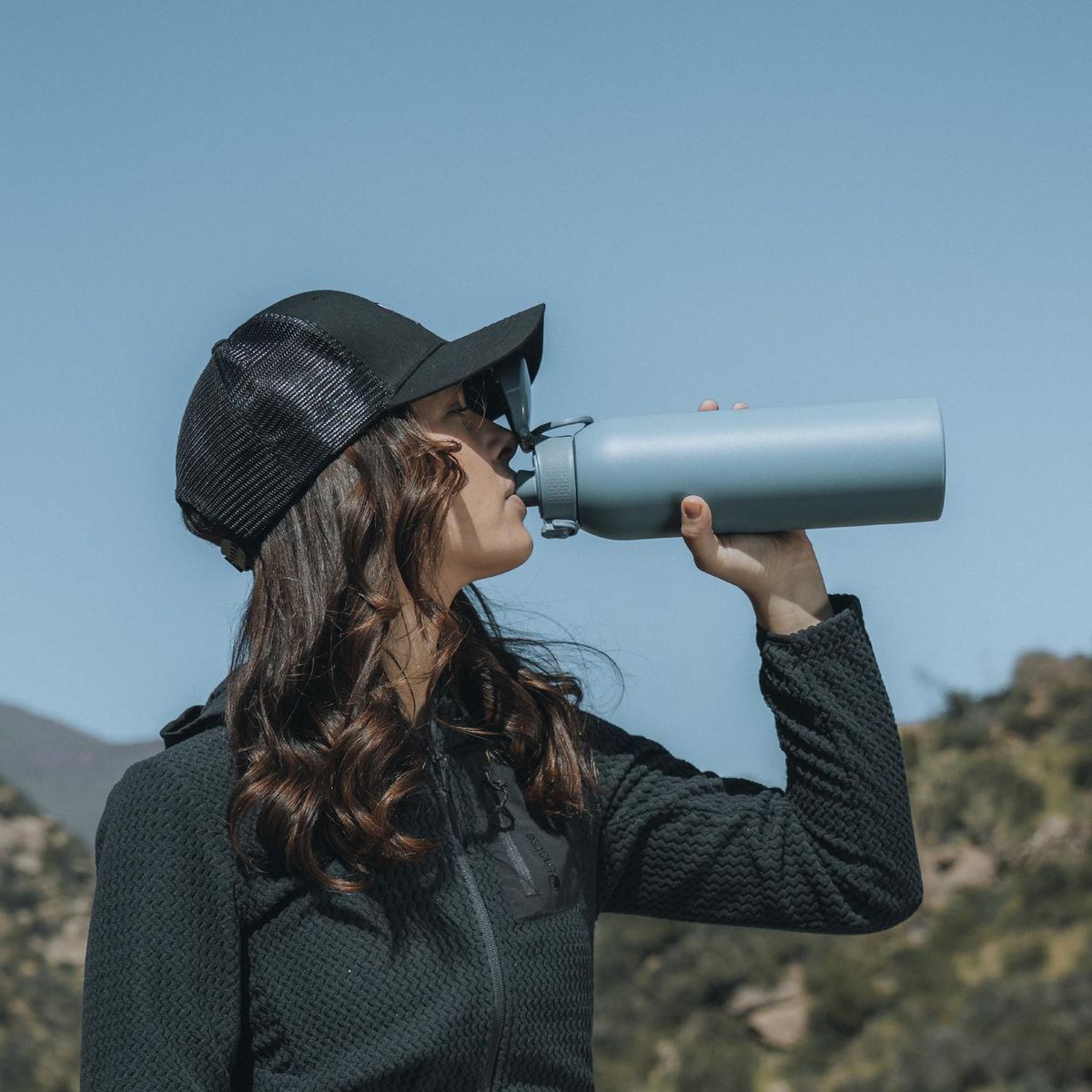 LHOTSE - Botella Térmica Agua Acero Inox 3 Tapas HydroCore 1Lt Lhotse - Azul oscuro