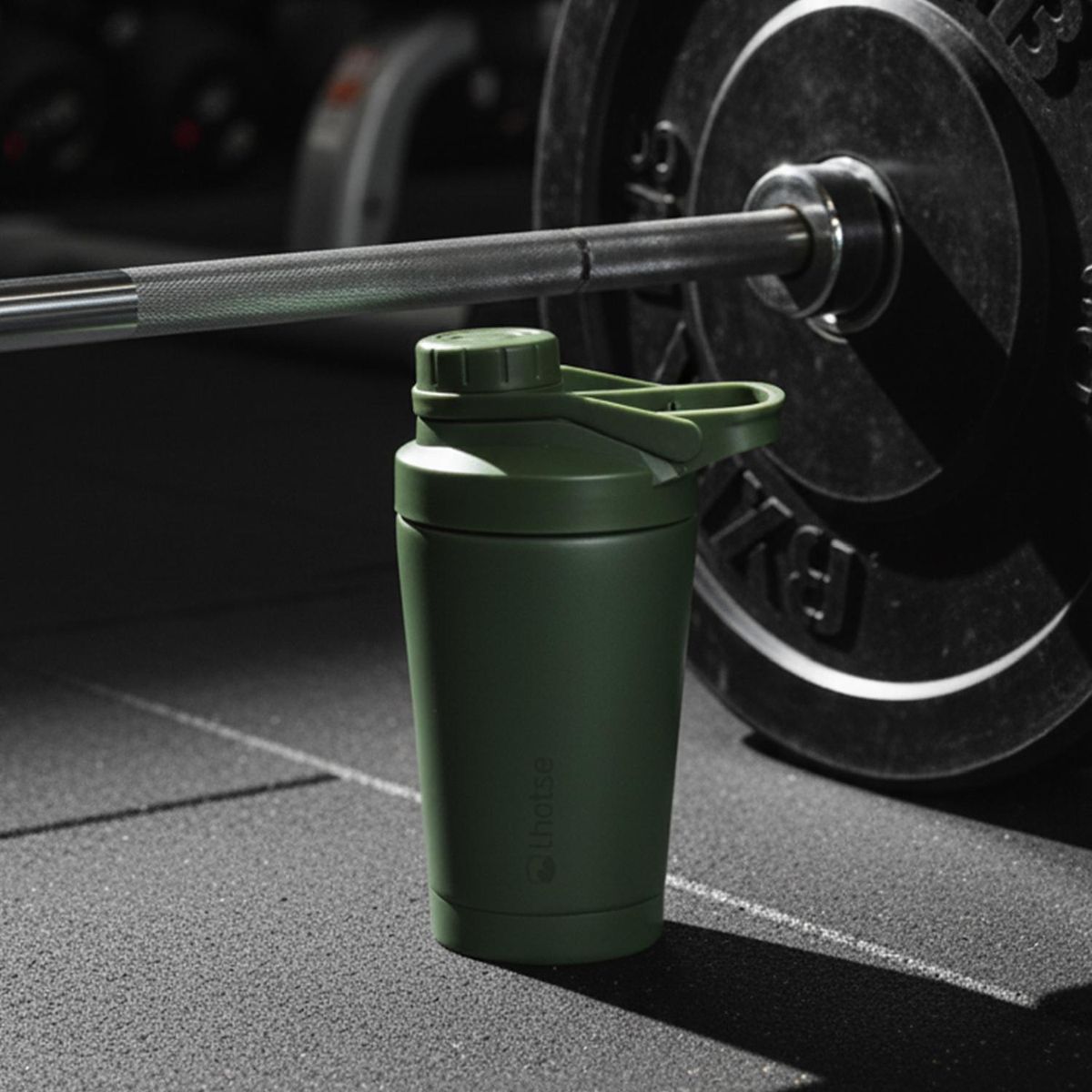 LHOTSE - Shaker Vaso Proteina Acero Inoxidable NutriCore 500ml Lhotse - Verde