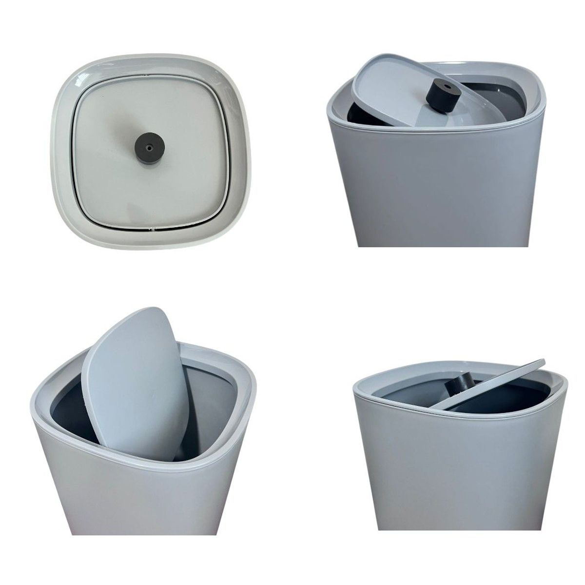 Basurero Papelero Plástico Baño Tapa Vaivén Deco, marca OEM - Foto 2