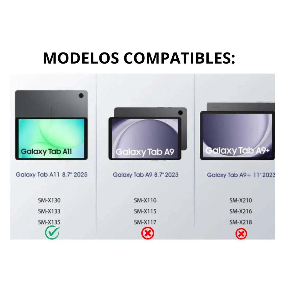 JOIGO - Carcasa Niños Anti Golpe Para Tablet Samsung A11 8.7 Negro