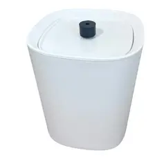 OEM - Basurero Papelero Plástico Baño Tapa Vaivén Deco