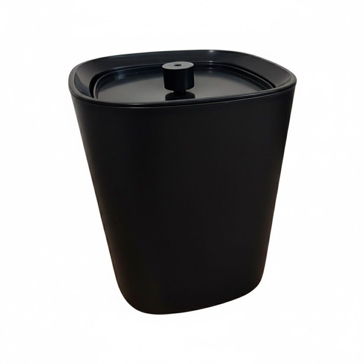 OEM - Basurero Papelero Plástico Baño Tapa Vaivén Deco