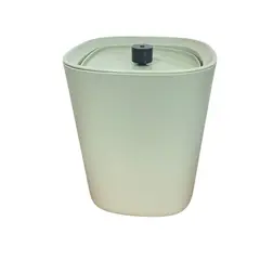 OEM - Basurero Papelero Plástico Baño Tapa Vaivén Deco